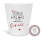 Preview: zauberhafter Blumentopf Blumenvase Zuhause Gefühl Mama Muttertag Geburtstag Geschenk, Familie Einzug Einweihung ...von Lüttentüddel®